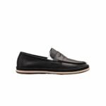 Prada Men’S Flat Loafers Leather Black