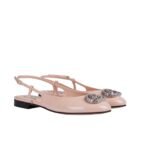 Gucci Women’S Ballerina With Double G Pale Pink 762765 Bnc00 6705