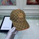 Gucci Gg Canvas Baseball Cap Brown - Image 4