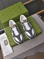 Gucci Double G Men’S Run Sneaker Gray - Image 5