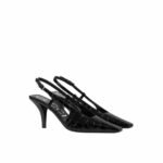Gucci Women’S Crocodile Print Pump Black 674666 Ukq00 1000