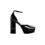 Gucci Women’S Platform Pump With Double G Black 762386 Bnc00 1000
