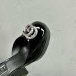 Gucci Women’S Platform Pump With Double G Black 762386 Bnc00 1000 - Image 5