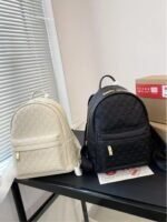 Gucci Gg Embossed Leather Backpack Black 26Cm - Image 3