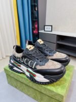 Gucci Gc Rhython Leather Sneaker Black - Image 4