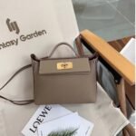 Hermès Kelly 24/24 Etoupe Evercolor 21Cm - Image 4