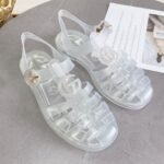 Gucci Sandal With Double G Silver 674133 Jfm00 8300 - Image 5