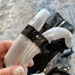 Prada Antiqu Handle Bag Black 25Cm 1Bb092 Uvl F0002 V T2O - Image 5