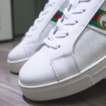 Gucci Gg Supreme White Sneaker Gg With Web - Image 5