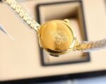 Gucci Ladies Watch Round Case With Slim Dial Gold In White 22Mm - Image 8