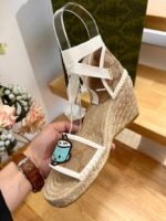 Gucci Women’S Gg Espadrille With Patch ‎737511 Fabor 9741 - Image 4