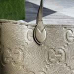Gucci Jumbo Gg Large Tote Bag Taupe 40Cm 726755 Aaby0 2801 - Image 3