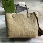 Gucci Jumbo Gg Large Tote Bag Taupe 40Cm 726755 Aaby0 2801 - Image 2