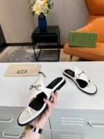 Gucci Women’S Thong Sandal With Horsebit White - Image 5