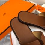 Hermes Izmir Sandal Brown H041141Zh03410 - Image 6