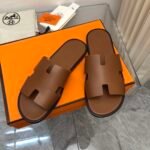 Hermes Izmir Sandal Brown H041141Zh03410 - Image 10