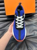 Hermes Heros Sneaker Blue Orange H232985Zh7T400 - Image 5