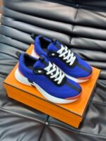 Hermes Heros Sneaker Blue Orange H232985Zh7T400 - Image 2