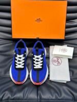 Hermes Heros Sneaker Blue Orange H232985Zh7T400 - Image 3