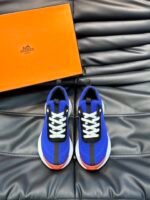 Hermes Heros Sneaker Blue Orange H232985Zh7T400 - Image 8