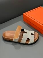 Hermes Chypre Sandal Prunoir Canvas Natural - Image 7