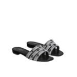 Louis Vuitton Appeal Flat Mules Slides Black 1A95T8