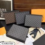 Louis Vuitton Voyage Mm Pochette Clutch Damier 26Cm N41696 - Image 2