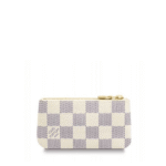 Louis Vuitton Damier Azur Coated Canva Key Pouch 12Cm N62658