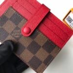 Louis Vuitton Multi Card Holder Wallets Damier Brown And Red 11Cm M66532 - Image 2