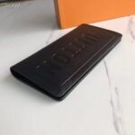 Louis Vuitton Imprinted Logo Long Wallet Black 19Cm - Image 7