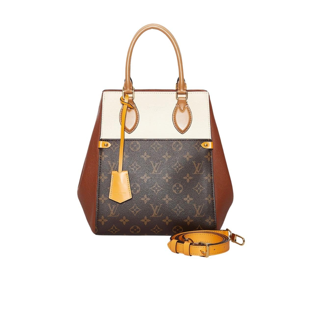 xr:d:DAF4OnkYemU:516,j:5740252937221142759,t:24011202 Louis Vuitton Fold Tote Monogram Brown White 22Cm - Image 1