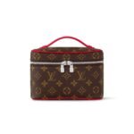 Louis Vuitton Nice Mini Monogram Canvas Red 20Cm M46766
