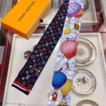 Louis Vuitton Up And Away Bandeau Navy Blue 120Cm - Image 5