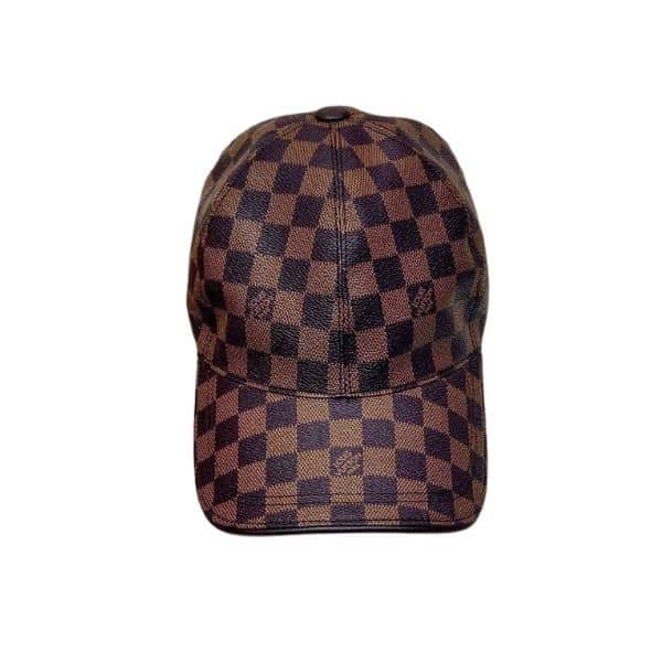 xr:d:DAFfAepoDnY:20,j:2032399777,t:23040303 Louis Vuitton Damier Azur Coated Canvas Cap Brown - Image 1