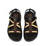 Louis Vuitton Pool Pillow Comfort Sandals Black And Gold