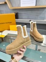 Louis Vuitton Aspen Chelsea Ankle Boots Beige 1Adc7B - Image 5