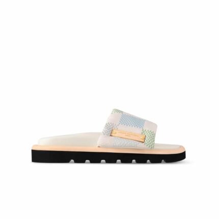 Louis Vuitton Pool Pillow Flat Comfort Mule Sandals Light Blue 1Actwm