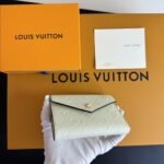 Louis Vuitton Victorine Wallet Monogram Empreinte Leather White 12Cm - Image 3