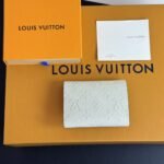 Louis Vuitton Victorine Wallet Monogram Empreinte Leather White 12Cm - Image 4