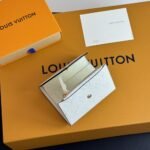 Louis Vuitton Victorine Wallet Monogram Empreinte Leather White 12Cm - Image 5