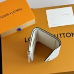 Louis Vuitton Victorine Wallet Monogram Empreinte Leather White 12Cm - Image 7