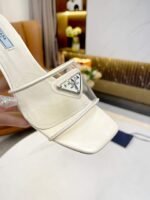 Prada Plexiglas And Patent Leather Sandals Cream 1Xx644 3N09 F0009 F 065 - Image 7