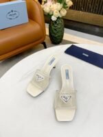 Prada Plexiglas And Patent Leather Sandals Cream 1Xx644 3N09 F0009 F 065 - Image 5