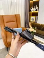 Prada Logo Plaque Slip On Black - Image 3