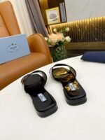 Prada Logo Plaque Slip On Black - Image 2