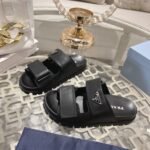 Prada Leather Strap Sandals Black 2X3129 3Lem F0002 - Image 8