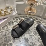 Prada Leather Strap Slides Black 1Xx692 3Lem F0002 F 020 - Image 9