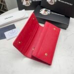 GIFT SET: PRADA PATENT SHOULDER BAG CHERRY RED & SAFFIANO WALLET RED - Image 12