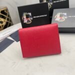 Prada Saffiano Monochrome Flap Small Wallet Full Red 10Cm 1Mv204 Qwa F0002 - Image 8