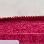 Prada Large Saffiano Leather Wallet Full Pink 19Cm 1Ml506 Qwa F0505 - Image 3